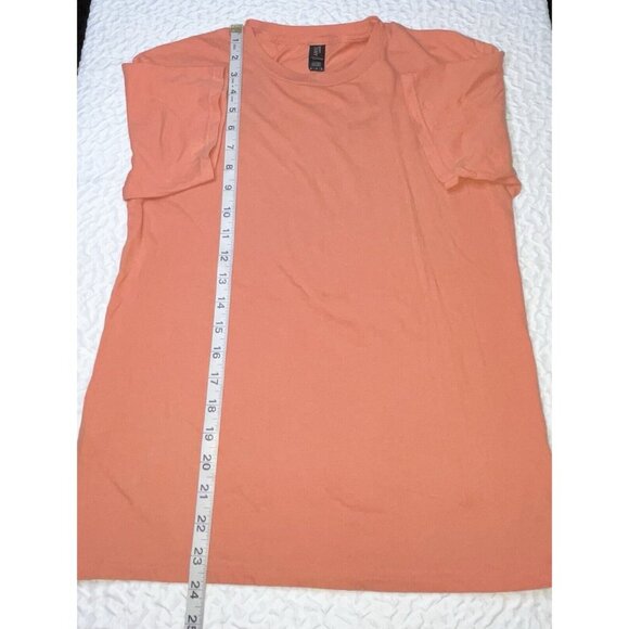 Anvil By Gildan Boys Tee Shirt Top LARGE Short Sleeve Orange - Picture 2 of 3